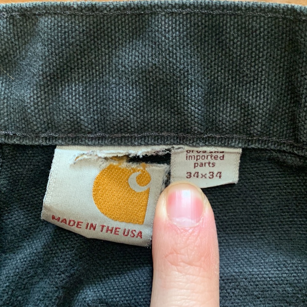 Vintage Carhartt Double Knee Utility Work Pants - Picture 5 of 11